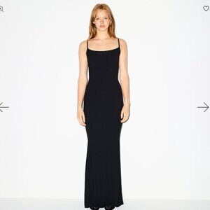 [NWT] Skims Black Long Slip Dress